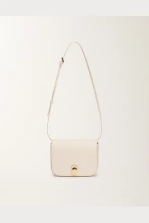 Fabiana Filippi Bolso Messenger Mini Eclissi De Piel De Becerro, Mantequilla