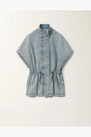 Fabiana Filippi Chaqueta De Denim Elástico, Celeste Marmolado