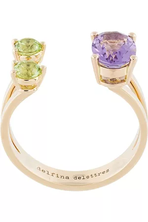 DELFINA DELETTREZ Anillo 3 Dots