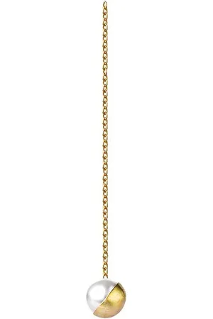 SHIHARA Half Pearl Chain Earring 135°