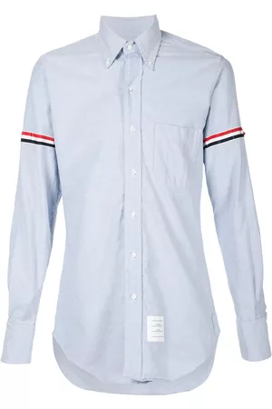 Thom Browne Camisa con rayas en las mangas