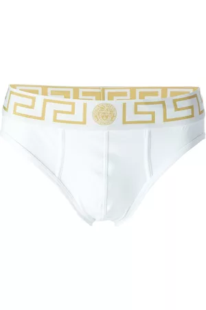 VERSACE Calzoncillos con motivo Greca en la cinturilla
