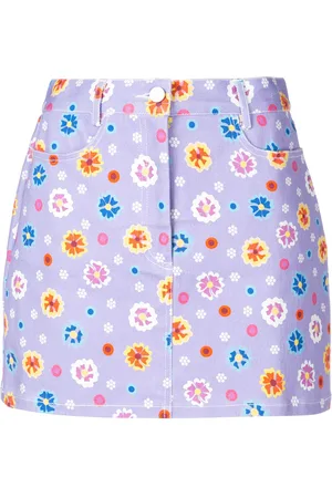 LHD Falda acampanada con estampado floral