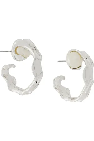 Coup De Coeur Pendientes de aro Liquid Pearl