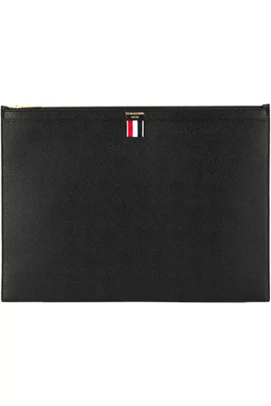 Thom Browne Funda de portátil grande con cremallera