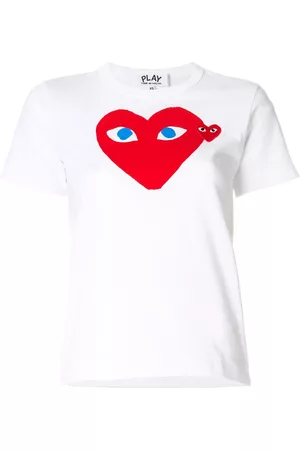Comme des Garçons Camiseta con corazón estampado