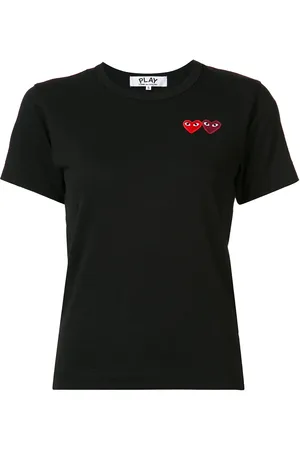Comme des Garçons Camiseta con bordado de corazón