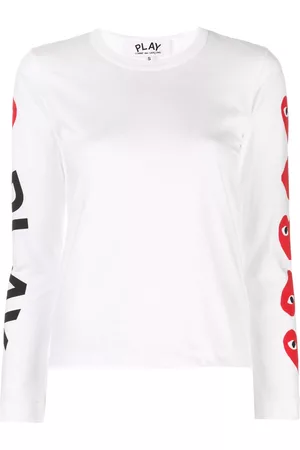 Comme des Garçons Sudadera con logo estampado