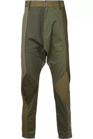 MOSTLY HEARD RARELY SEEN Pantalones de sarga de tiro caído