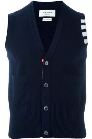 Thom Browne Cárdigan sin mangas con botones
