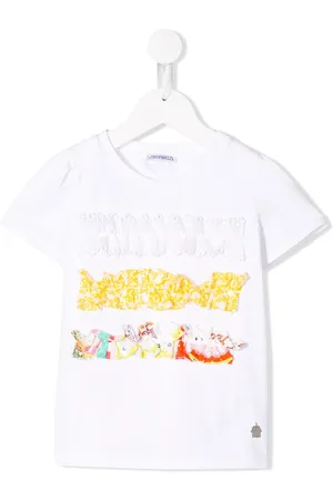 Simonetta Camiseta con apliques de volantes
