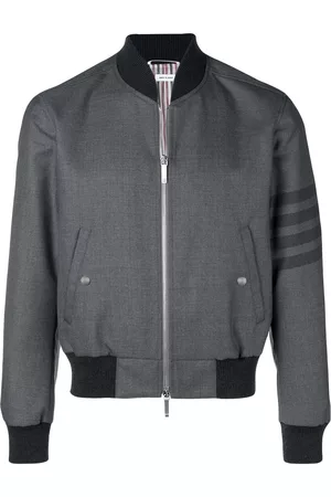 Thom Browne Cazadora de punto de canalé