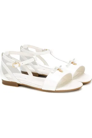 Dolce & Gabbana Sandalias planas con tiras cruzadas