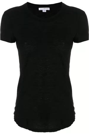 James Perse Sheer slub crew neck tee
