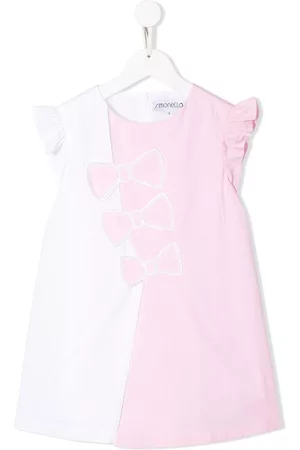 Simonetta Vestido con lazos estampados