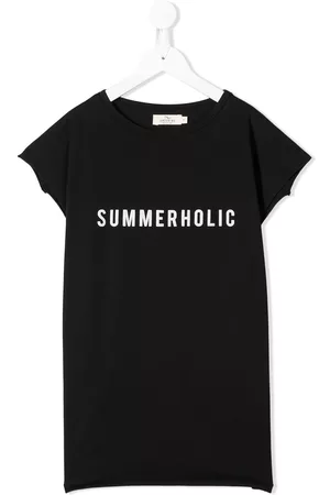 Le pandorine Vestido estilo camiseta estampado