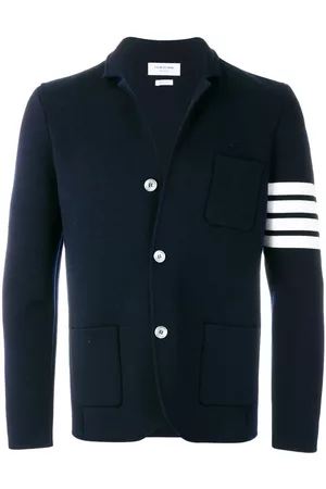 Thom Browne Abrigo de botonadura simple