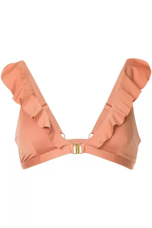 Duskii Top de bikini Spritz con volantes