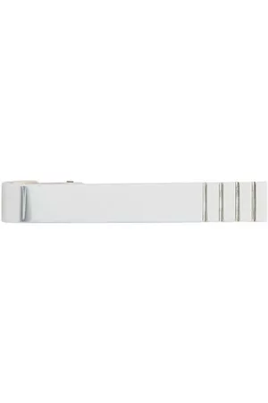 Thom Browne Pisacorbatas largo con motivo 4-Bar