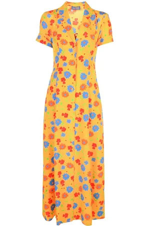 LHD Vestido largo con estampado floral