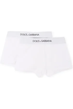 Dolce & Gabbana Bóxeres con logo en la cinturilla