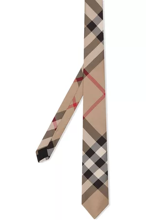 Burberry Corbata de seda clásica con motivo de cuadros