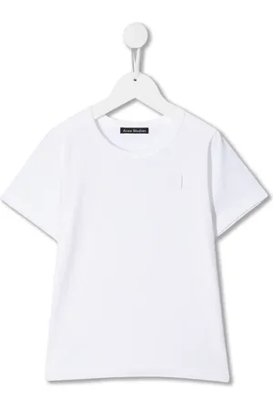 Acne Studios Camiseta con parche de cara