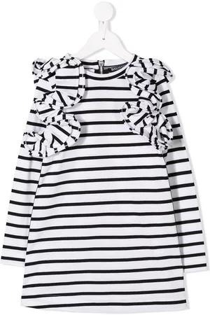 Balmain Vestido a rayas