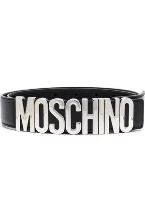Moschino Cinturón con placa del logo