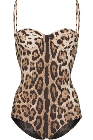 Dolce & Gabbana Leopard print one-piece swimsuit