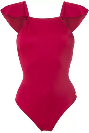 Brigitte Ruffled back swimsuitsw