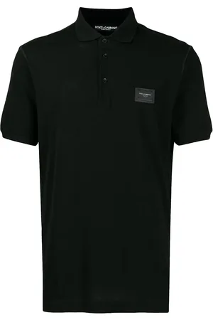 Dolce & Gabbana Polo con placa del logo