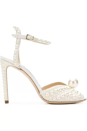Jimmy Choo Zapatos de tacón Sacora 100 con apliques de cristal