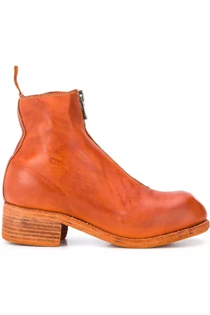 GUIDI Botas con detalle de cremallera