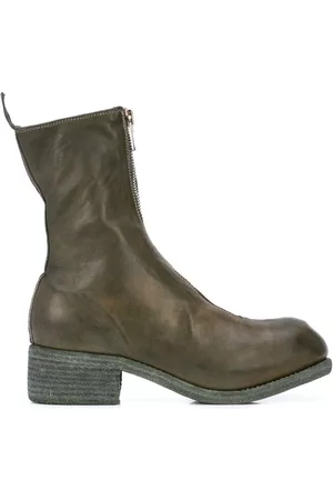 GUIDI Botines con cremallera