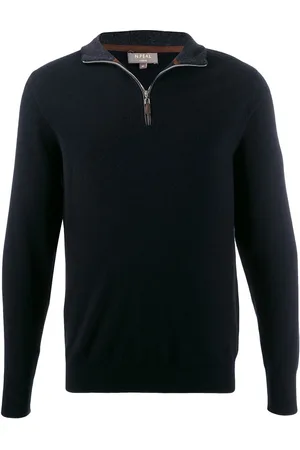 N.PEAL Jersey Carnaby con media cremallera