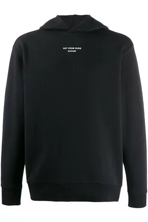 Drôle de Monsieur Sudadera con capucha y eslogan estampado