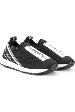 Dolce & Gabbana Zapatillas de punto con logo
