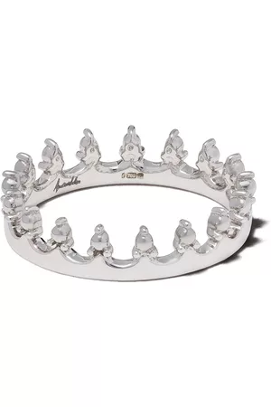 ANNOUSHKA Anillo Crown en oro blanco de 18kt