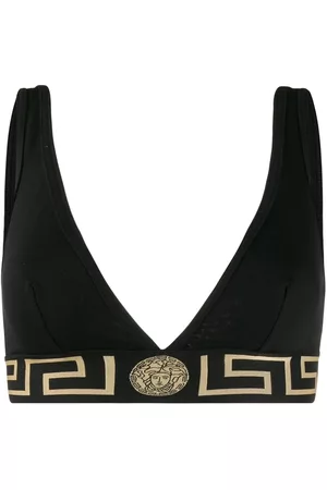 VERSACE Corpiño con motivo Greca Border