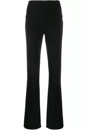 Norma Kamali Pantalones rectos de talle alto