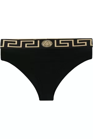VERSACE Bragas Greca Border de talle alto