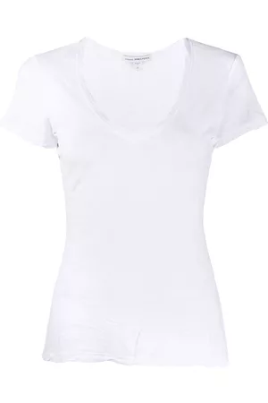 James Perse Camiseta con detalles de costuras