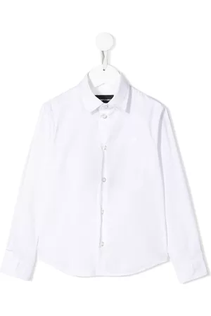 Emporio Armani Camisa con logo bordado