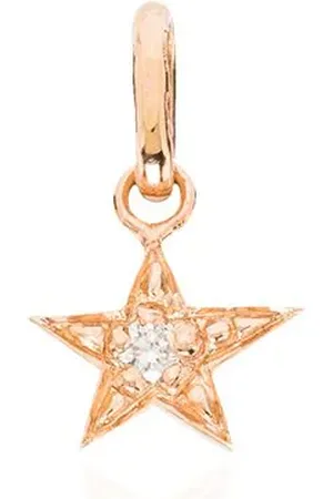 GIGI CLOZEAU Charm de estrella en oro de 18kt con diamante