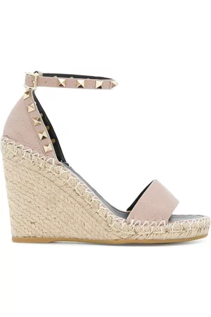 VALENTINO GARAVANI Sandalias Rockstud con cuña de 95 mm