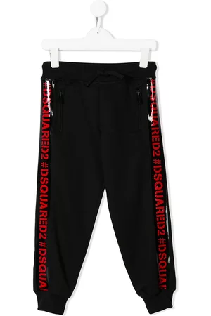 Dsquared2 Pantalones de chándal con ribete del logo
