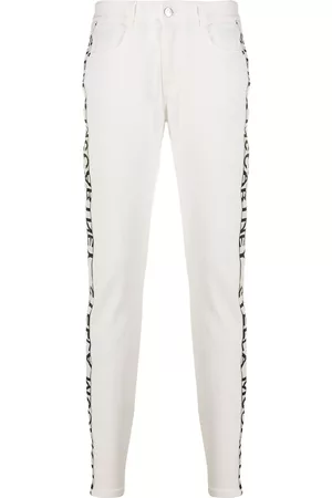 Stella McCartney Vaqueros pitillo con banda del logo