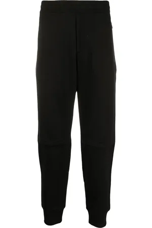 Alexander McQueen Pantalones de chándal con parche del logo bordado