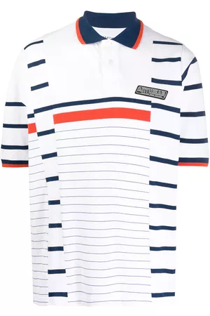 MARTINE ROSE Polo con motivo de rayas